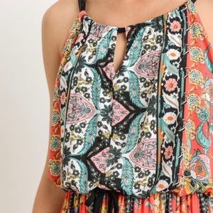 EUC. Halter bodice Maxi Dress.